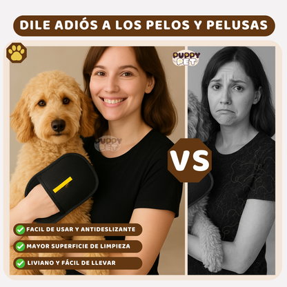 Removedor de Pelo de Mascotas Reutilizable, Potente y Sin Adhesivos