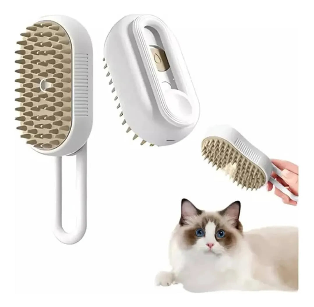 Cepillo a Vapor Recargable Para Perros y Gatos