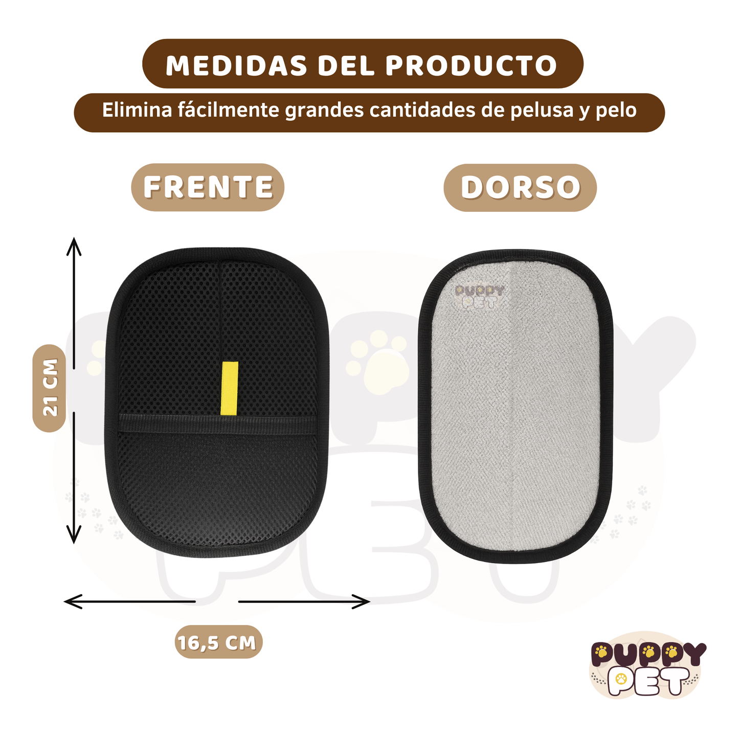 Removedor de Pelo de Mascotas Reutilizable, Potente y Sin Adhesivos