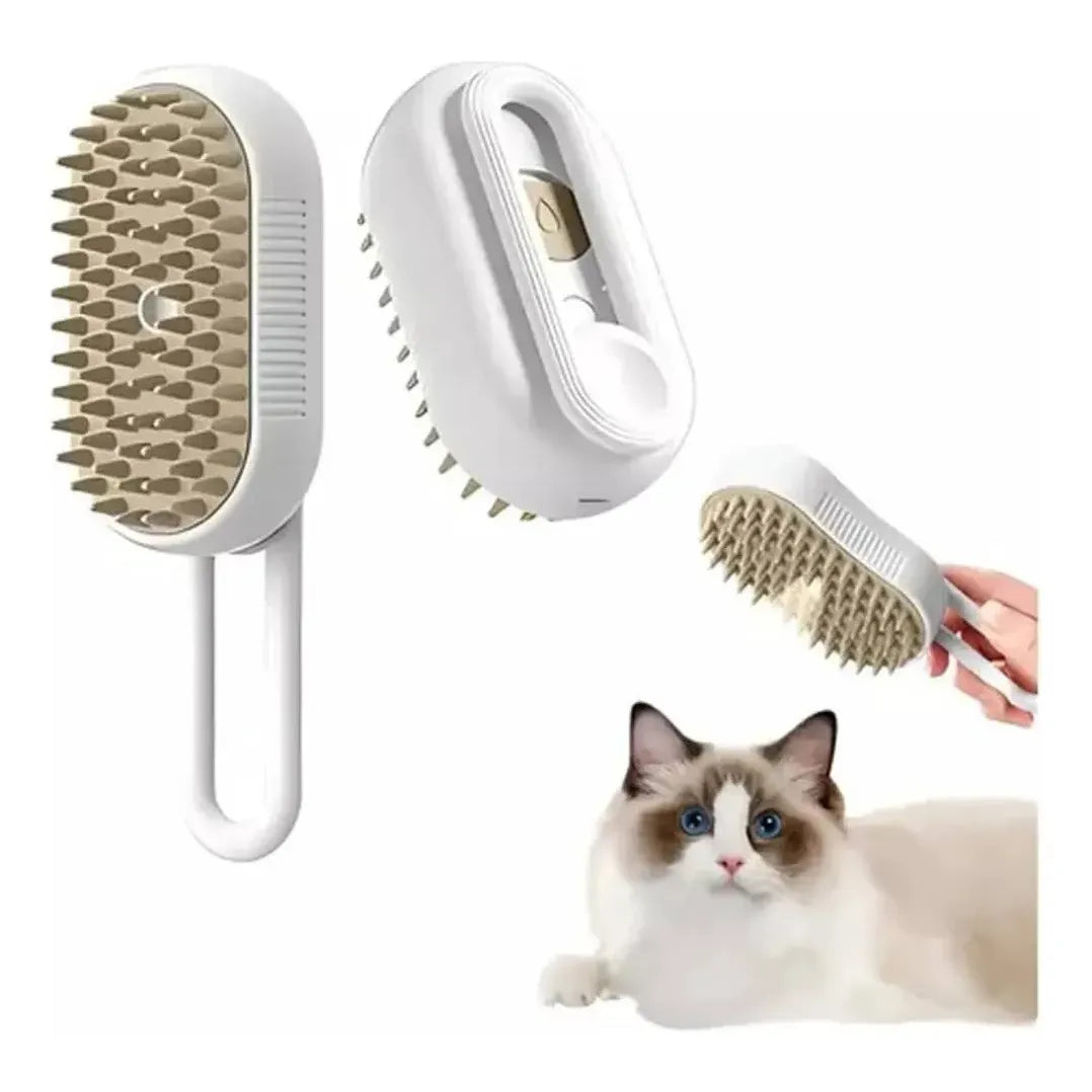 Cepillo a Vapor Recargable Para Perros y Gatos