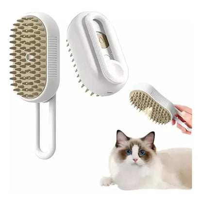 Cepillo a Vapor Recargable Para Perros y Gatos