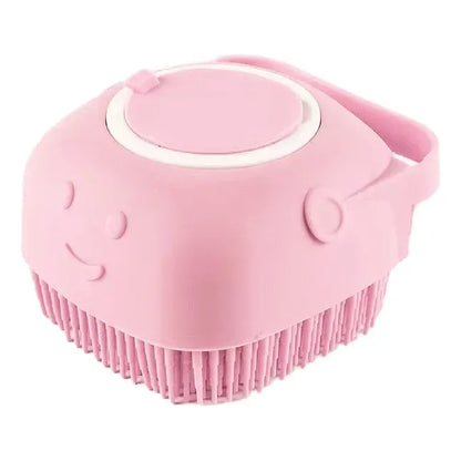 Cepillo de Baño Dispensador De Shampo o Jabón Para Perros y Gatos 2X1